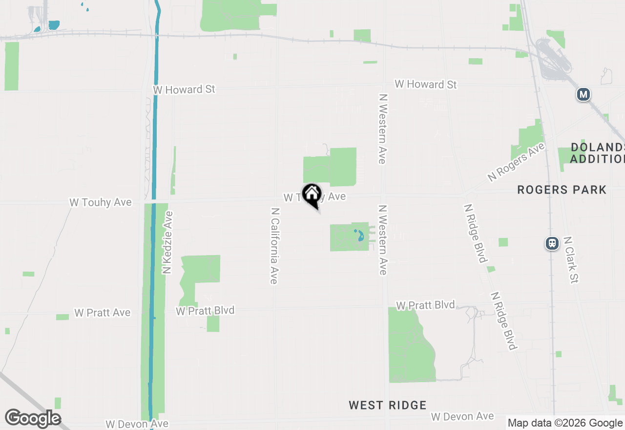 Map of 2641 W Fitch Avenue #2, Chicago, IL 60645
