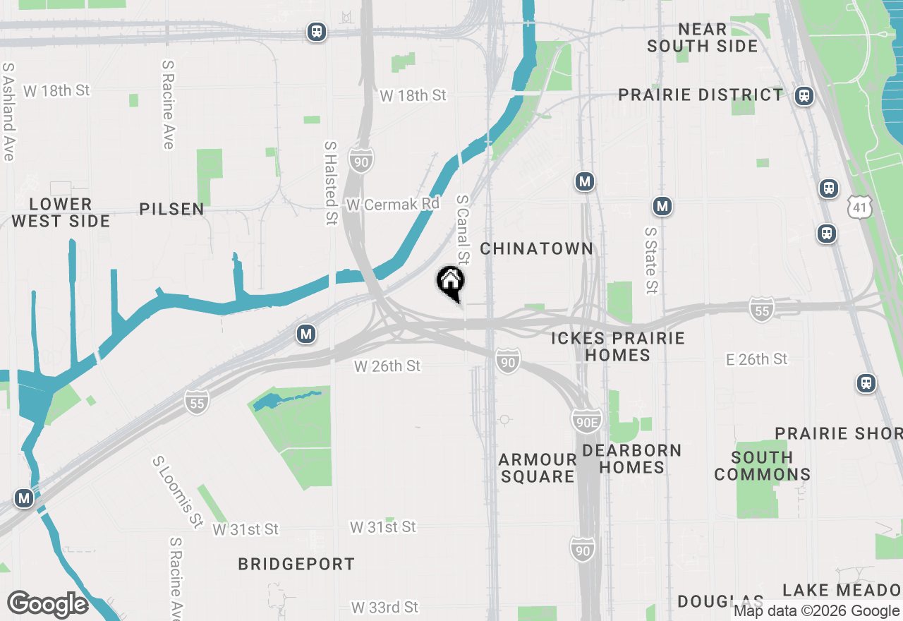 Map of 501 W 24th Place #610, Chicago, IL 60616