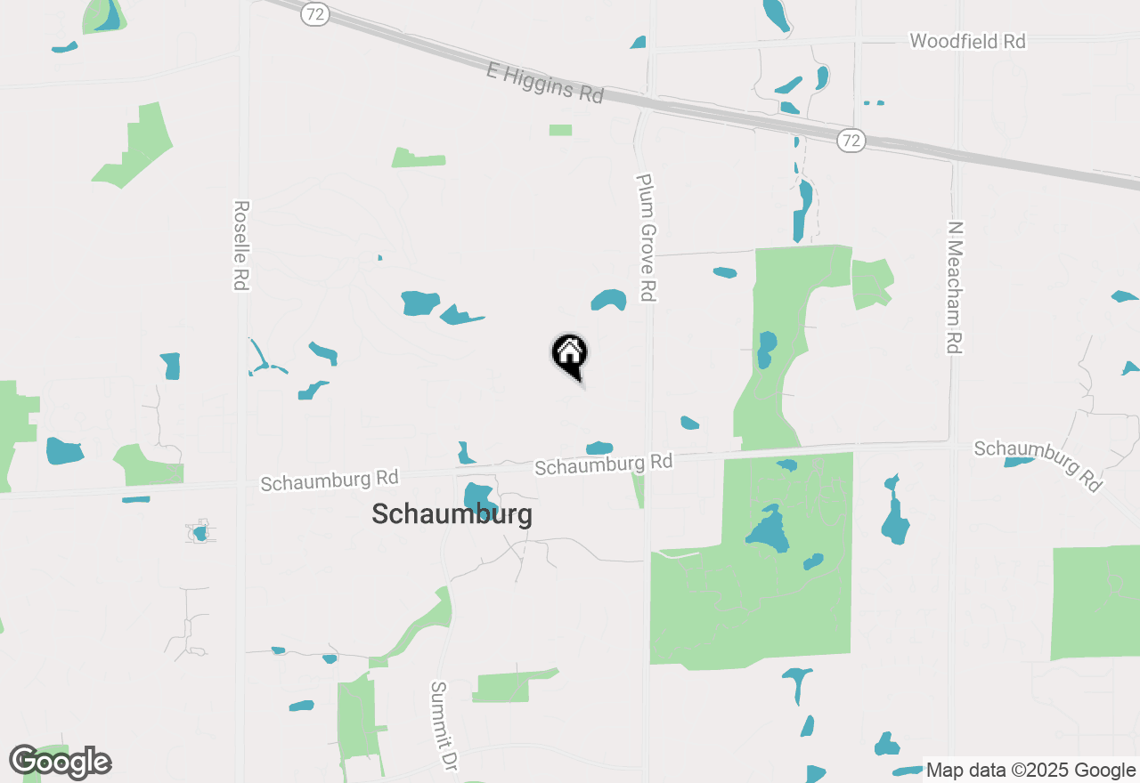 Map of 624 Berkley Court #V2, Schaumburg, IL 60194