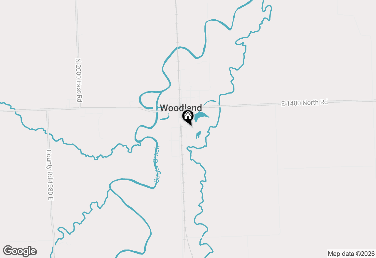 Map of 100 South Street, Woodland, IL 60974