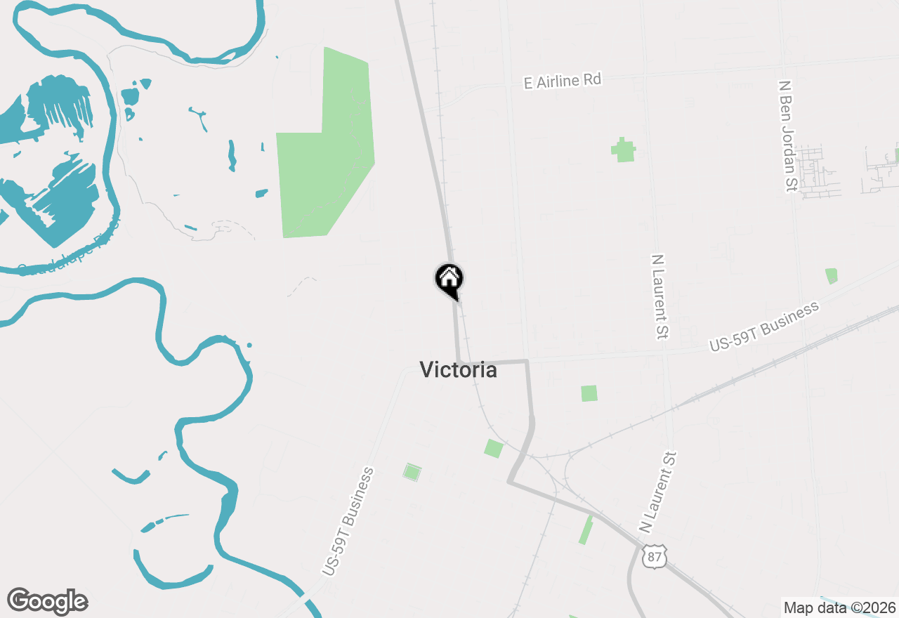 Map of 1501 N Main Street, Victoria, TX 77901