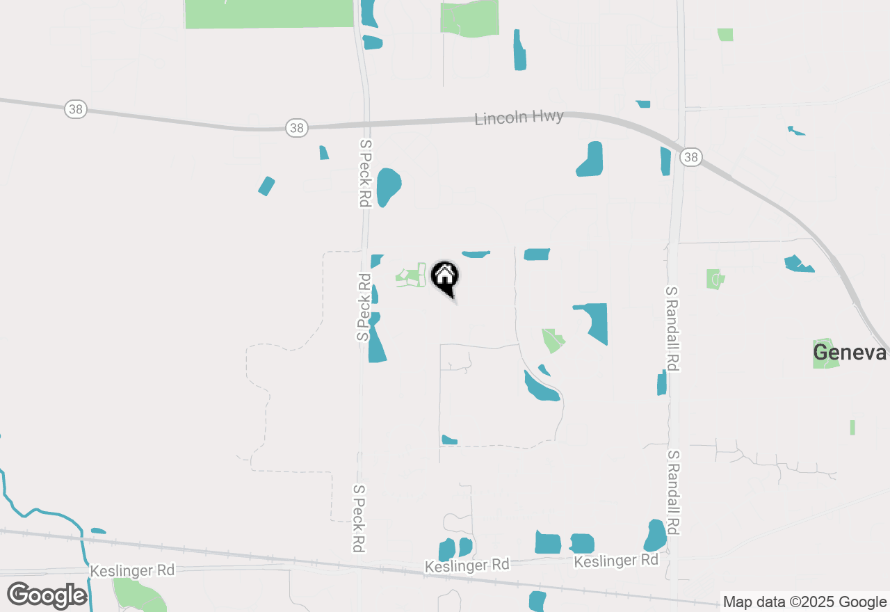 Map of 3341 Hillcrest Road, Geneva, IL 60134