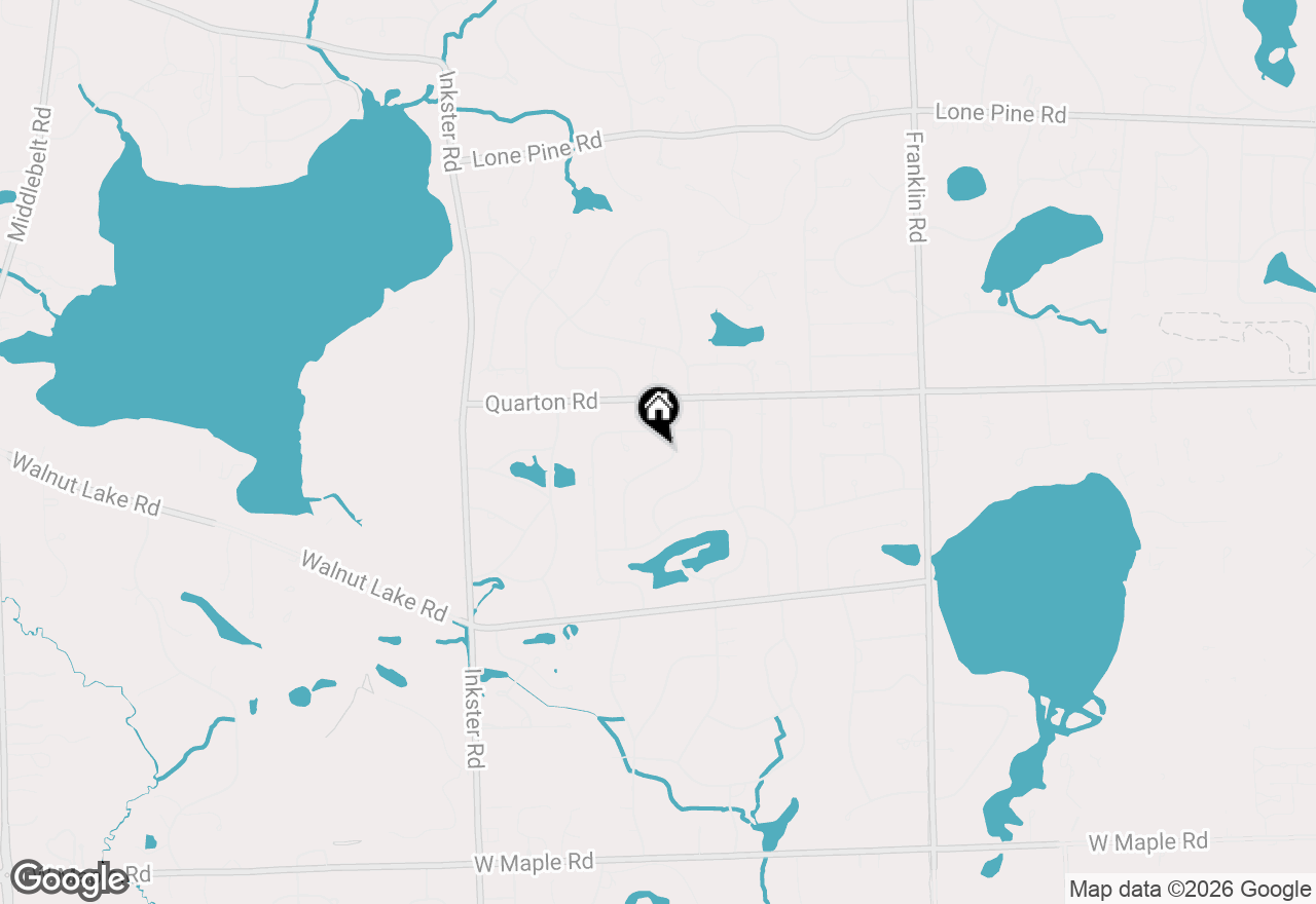 Map of 5600 Woodwind Drive, Bloomfield Hills, MI 48301