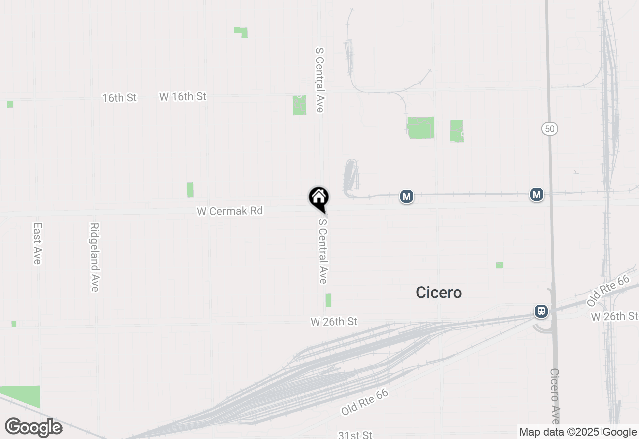 Map of 2216 S Central Avenue, Cicero, IL 60804