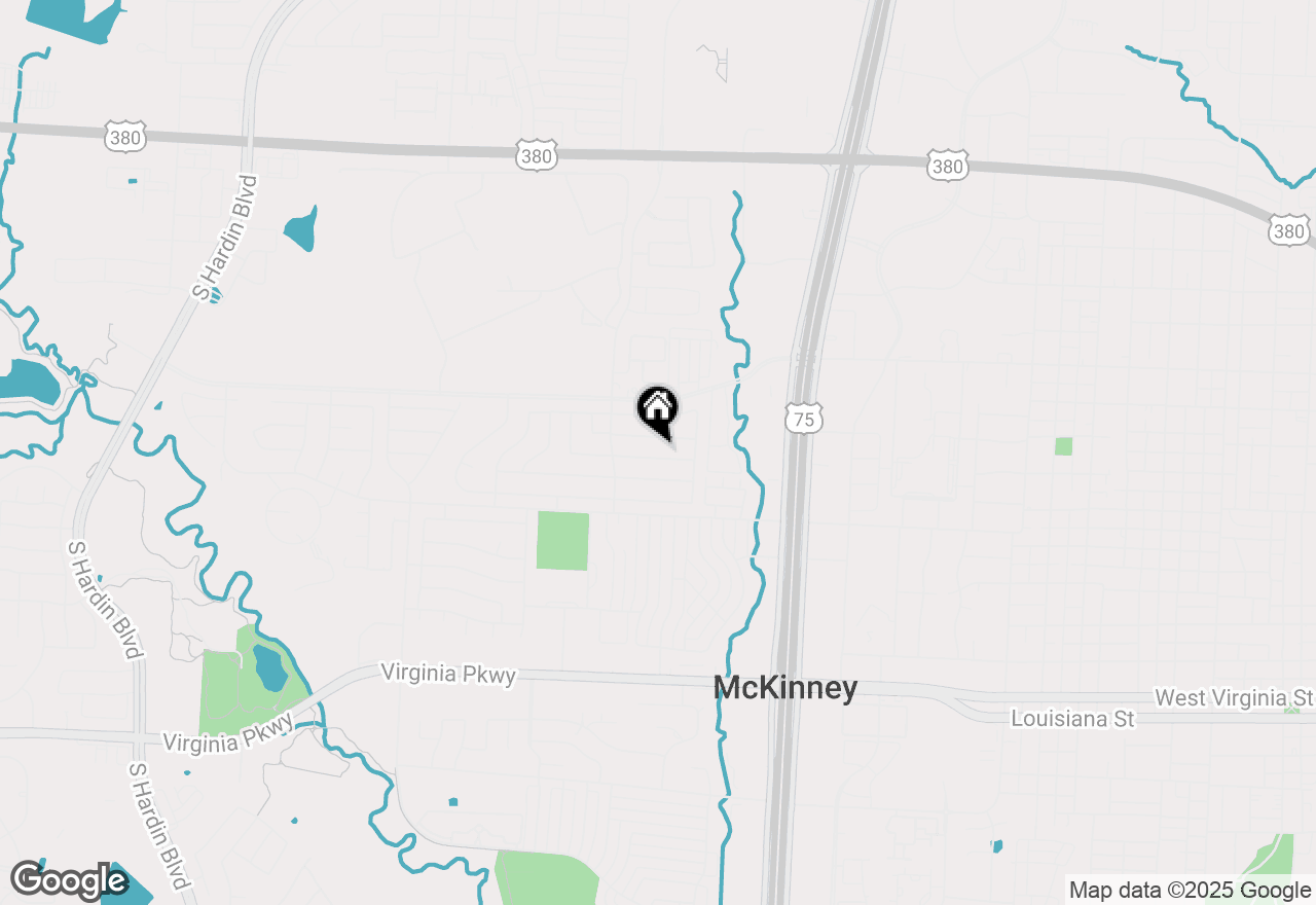 Map of 2328 Heads And Tails Lane, Mckinney, TX 75071