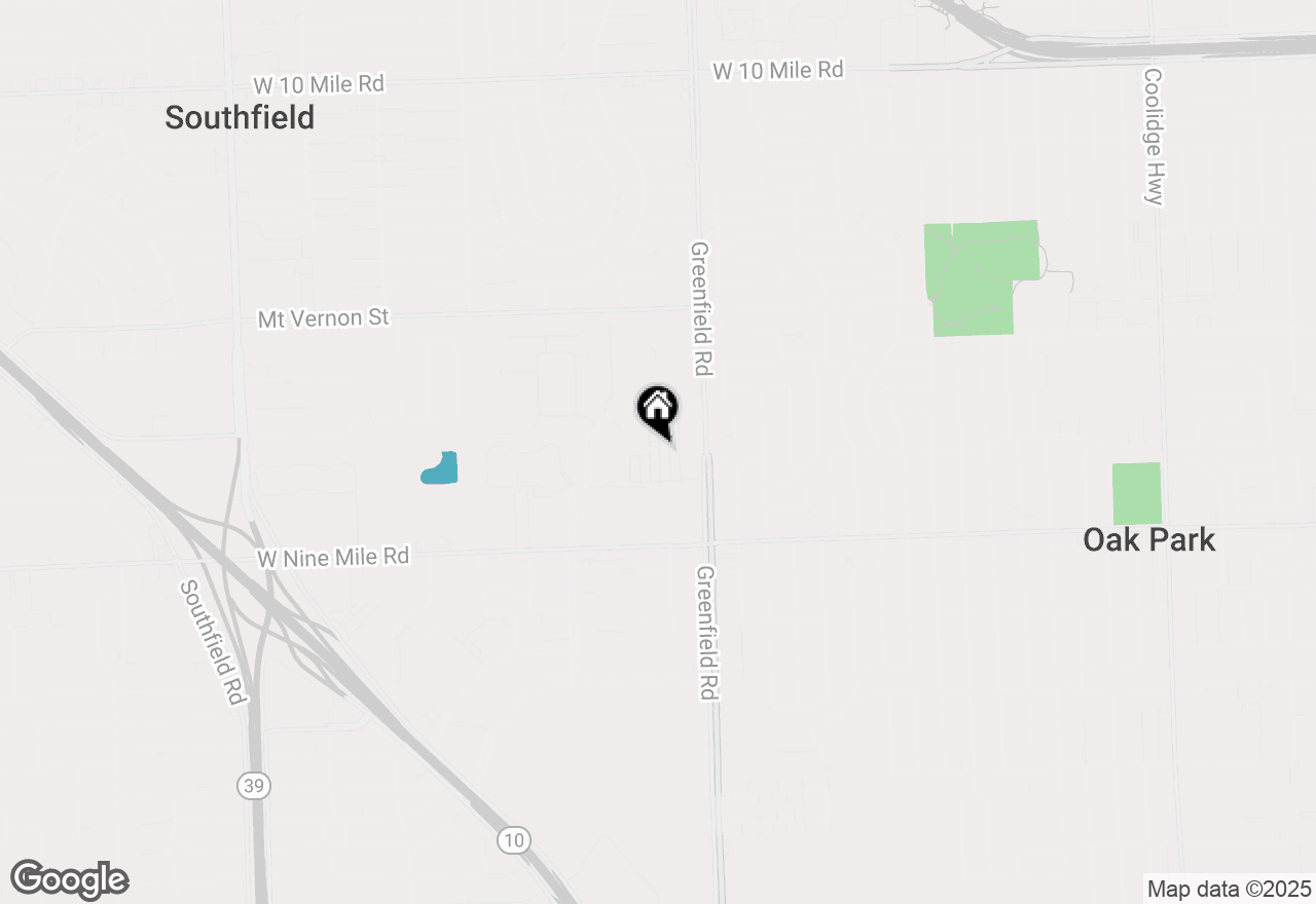 Map of 15617 Stone Crossing Drive, Southfield, MI 48075