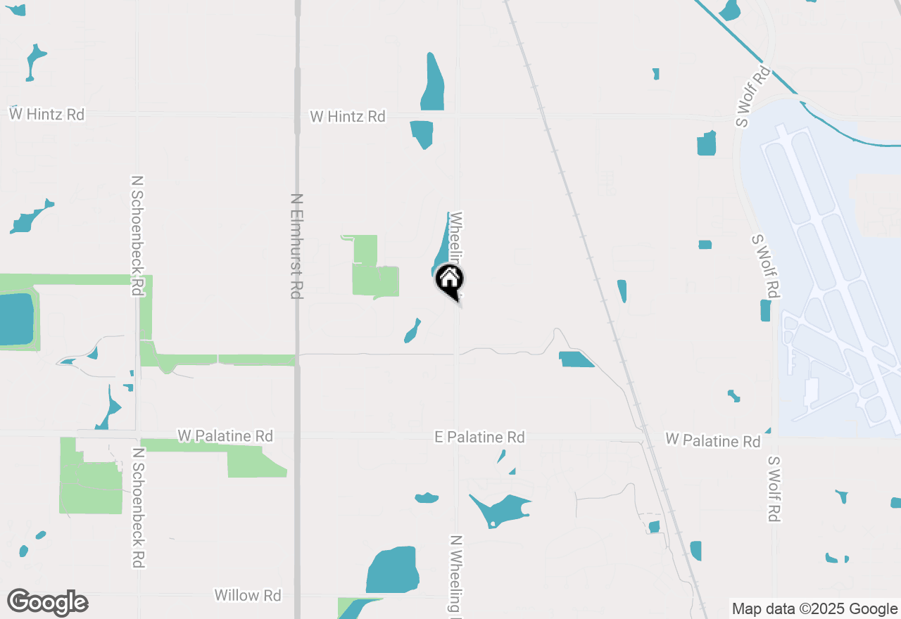 Map of 1279 Longacre Lane #1279, Wheeling, IL 60090