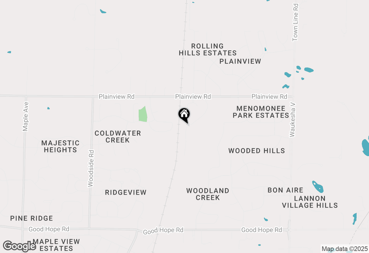 Map of W228N7803 Woodland Ct, Sussex, WI 53089