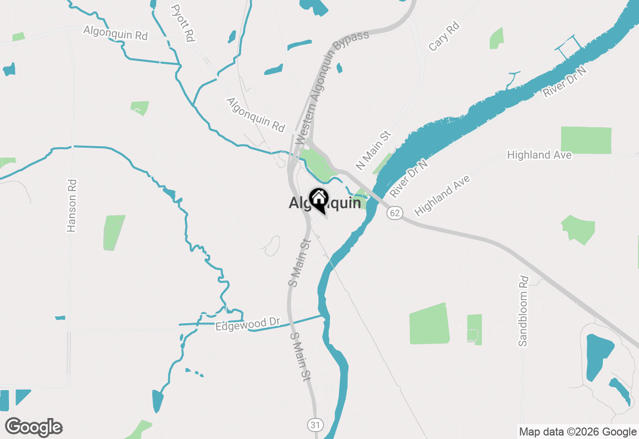 Map of 409 S Main Street, Algonquin, IL 60102