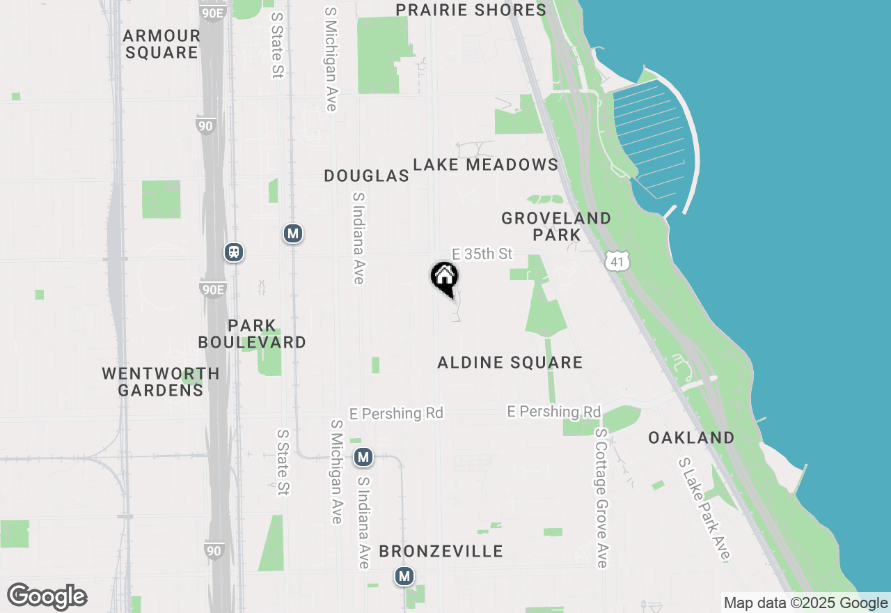 Map of 3619 S King Drive, Chicago, IL 60653