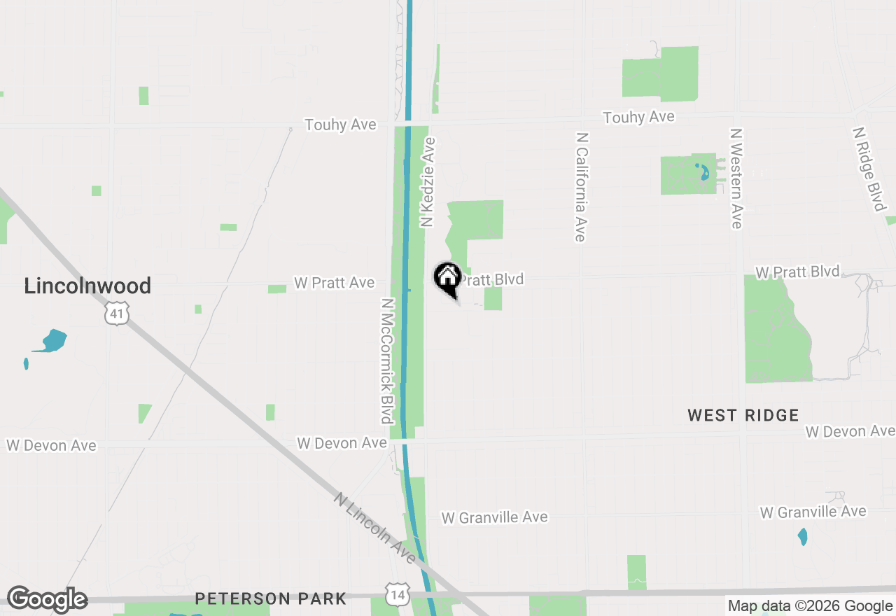 Map of 3123 W North Shore Avenue, Chicago, IL 60645