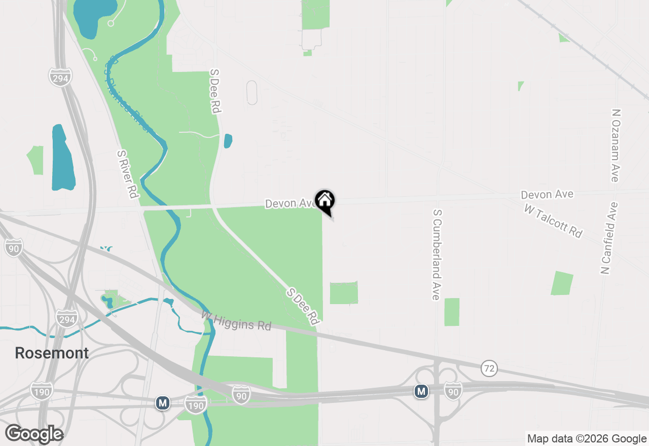 Map of 1234 S Western Avenue, Park Ridge, IL 60068