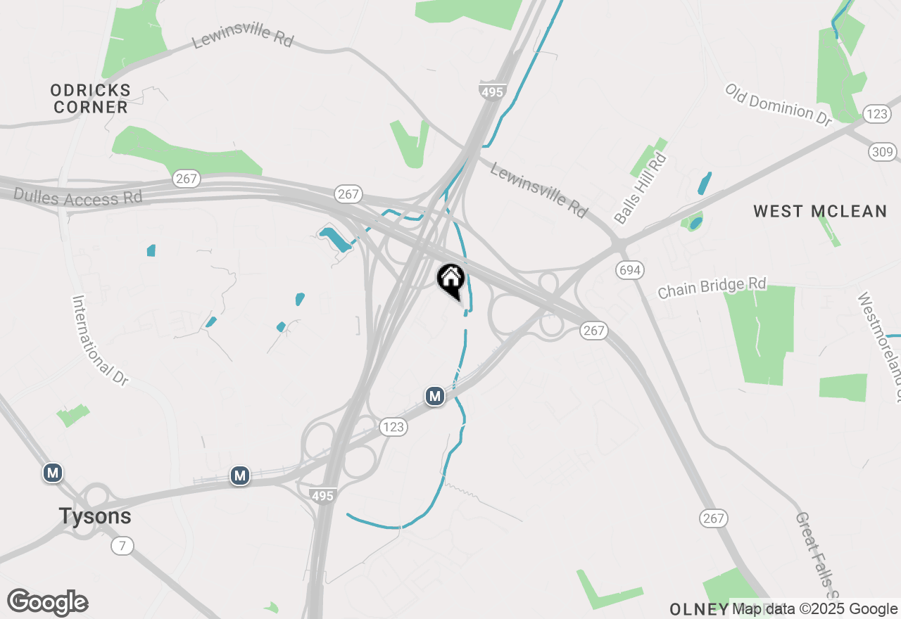 Map of 1581 Spring Gate Drive #5203, Mclean, VA 22102