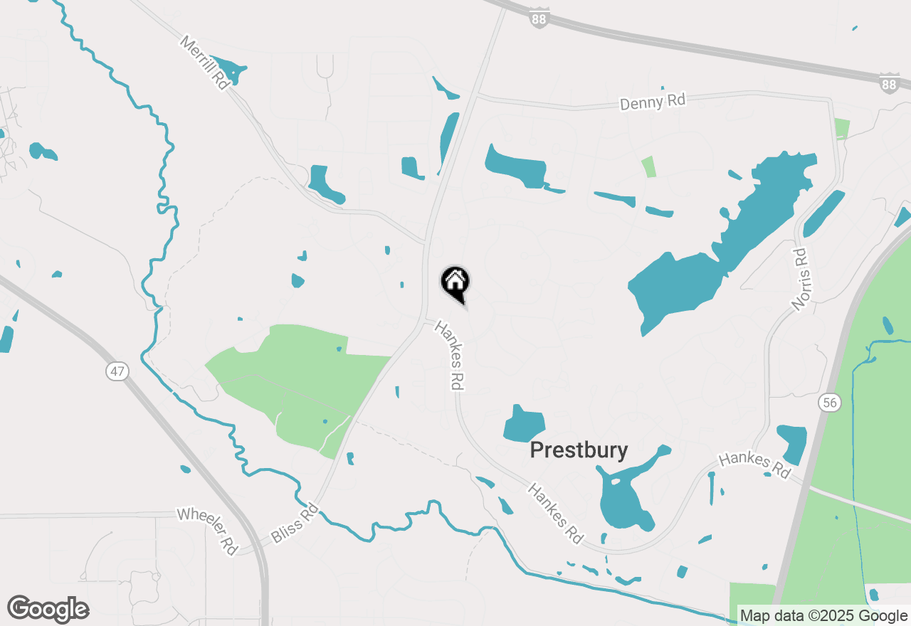 Map of 7 Douglas Drive, Sugar Grove, IL 60554
