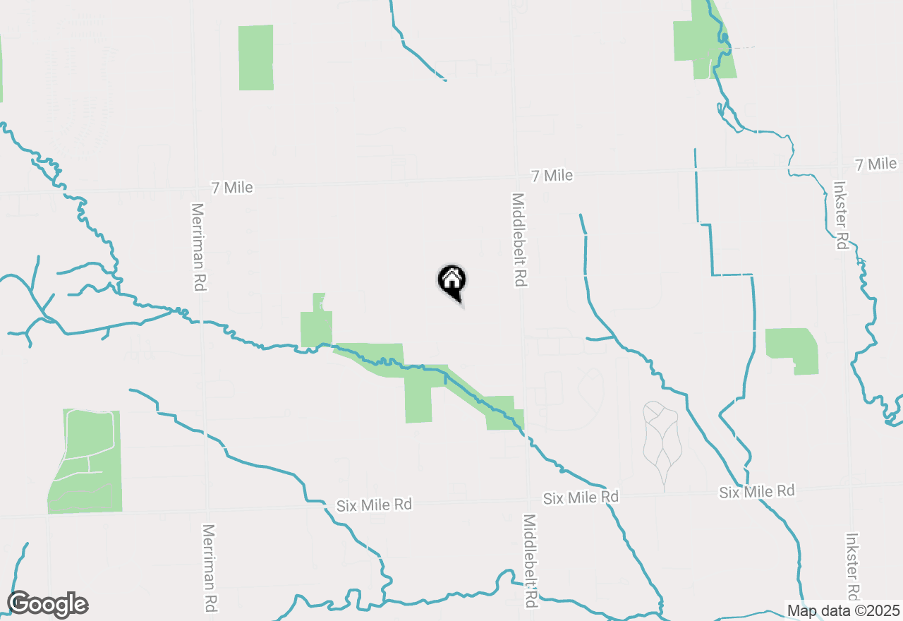 Map of 29743 Hillbrook Street, Livonia, MI 48152