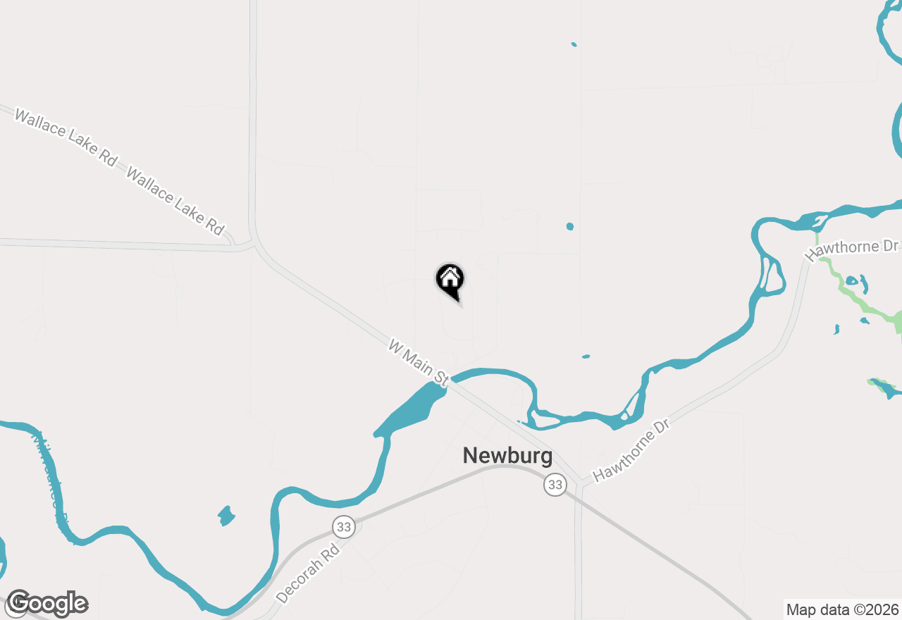 Map of 6814 Diane Dr, West Bend, WI 53090