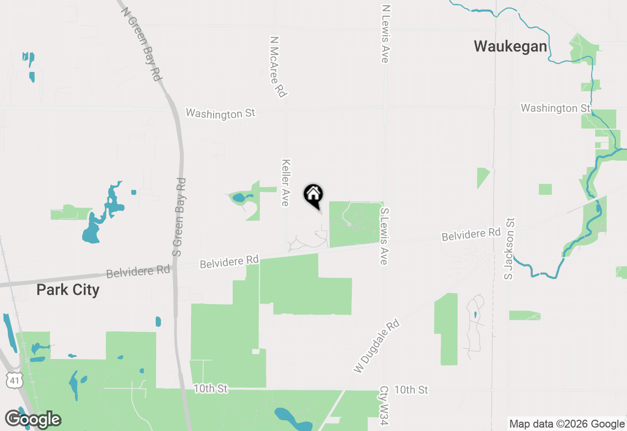 Map of 0 Market Street, Waukegan, IL 60085