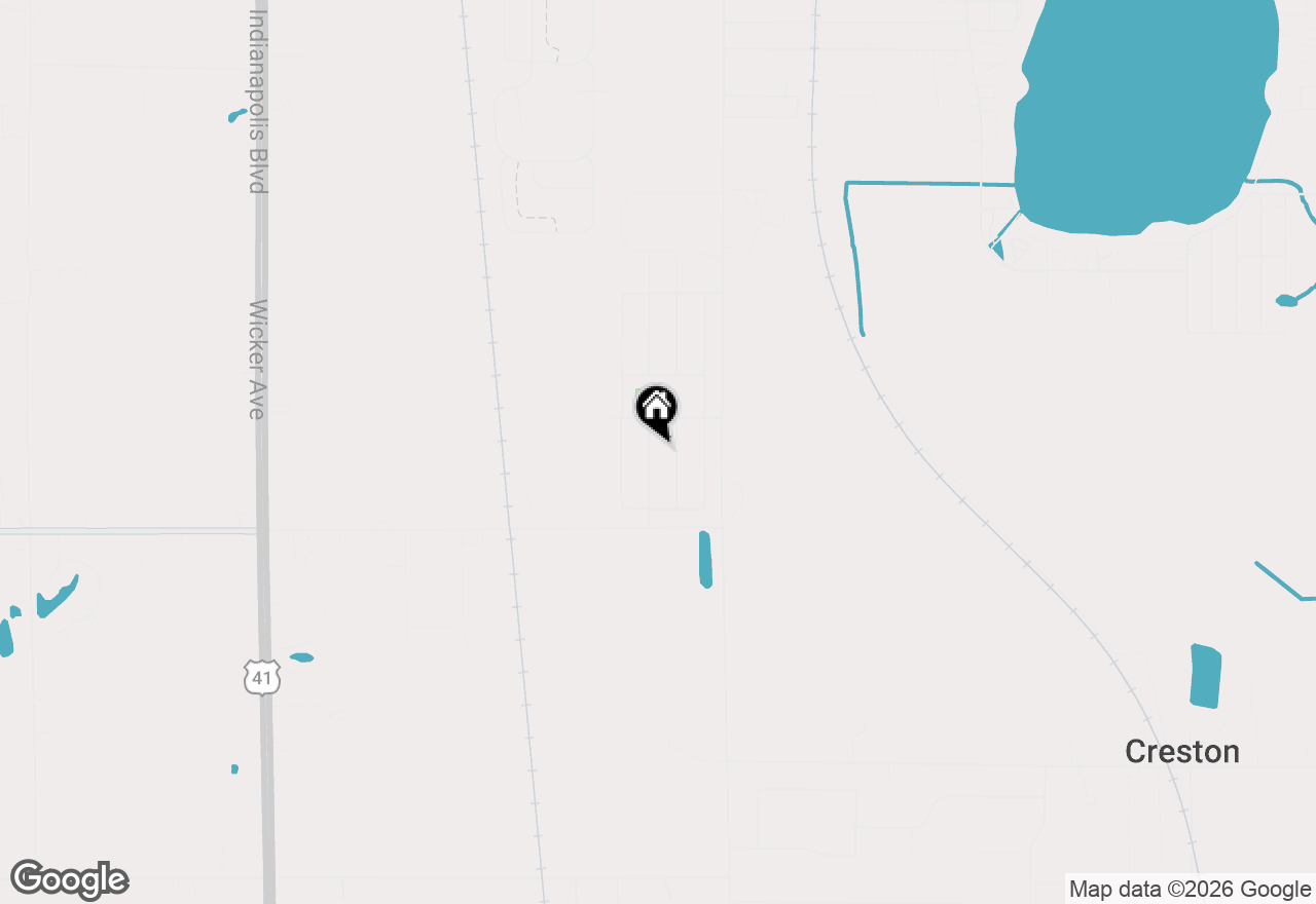 Map of 14933 Drummond Street, Cedar Lake, IN 46303