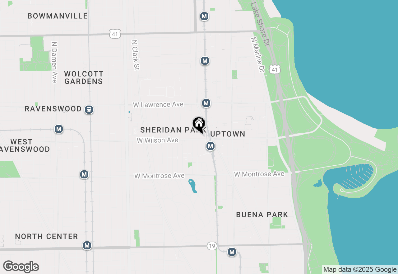 Map of 4603 N Racine Avenue #403, Chicago, IL 60640