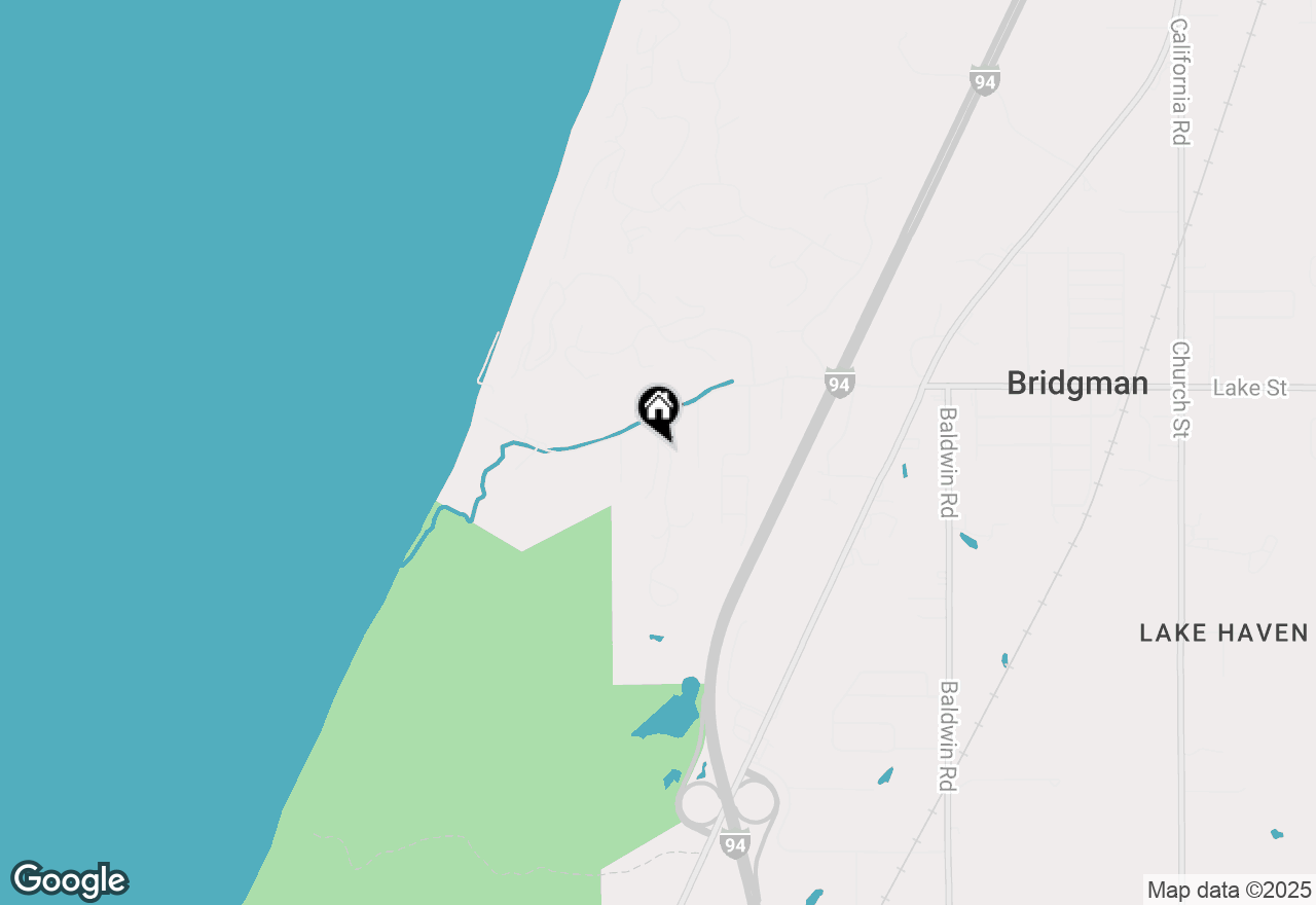 Map of 9787 Weko Drive, Bridgman, MI 49106