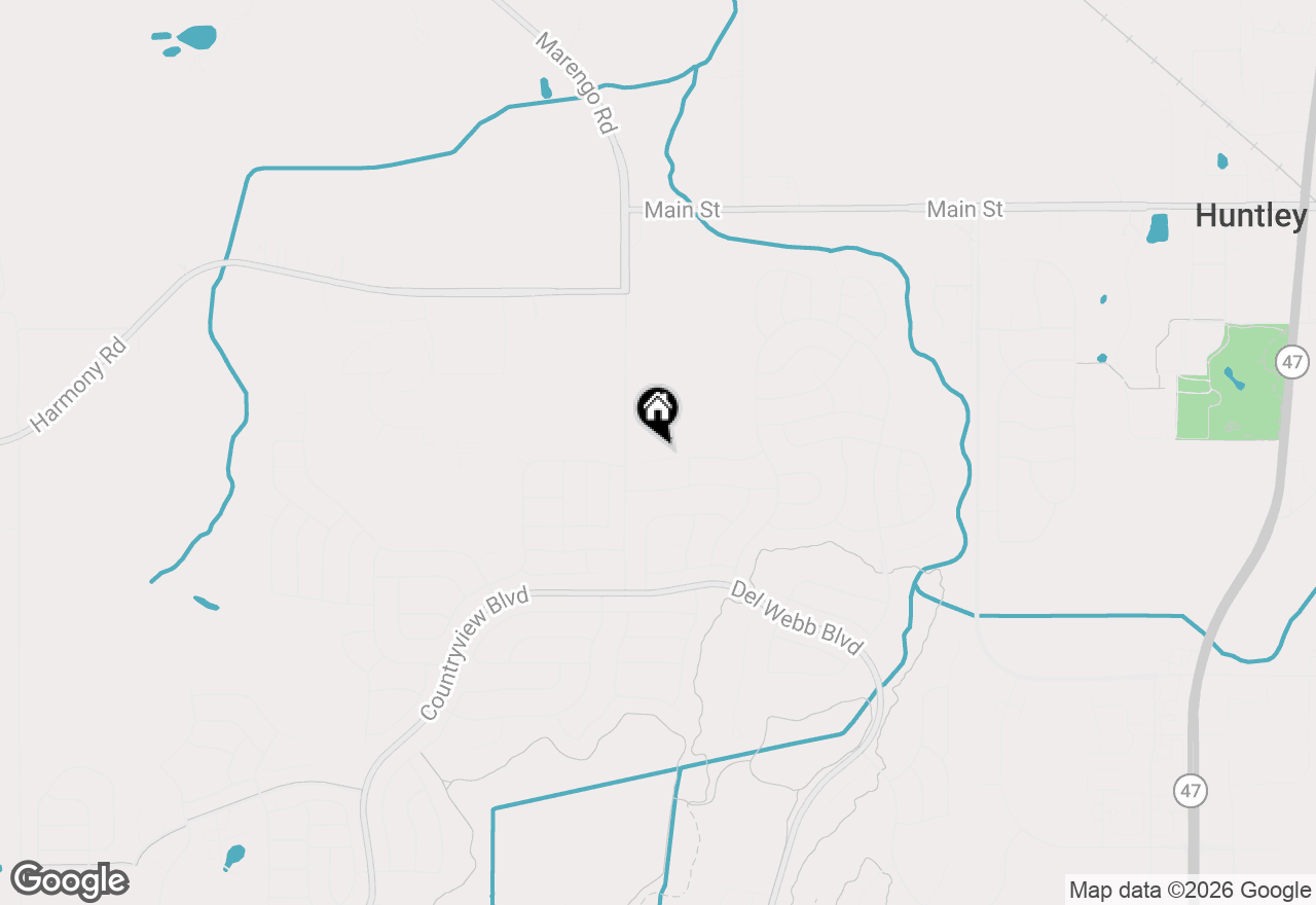 Map of 13284 W Essex Lane, Huntley, IL 60142