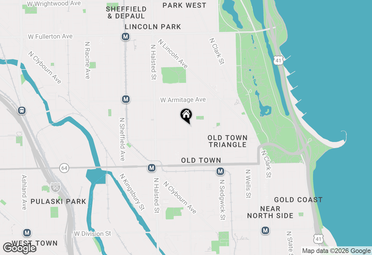 Map of 1818 N Larrabee Street, Chicago, IL 60614