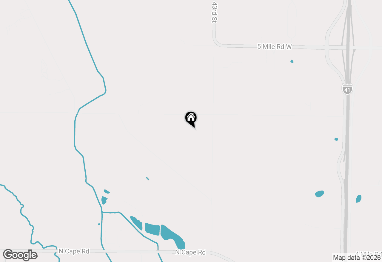 Map of 4501 W 5 Mile Rd, Caledonia, WI 53108