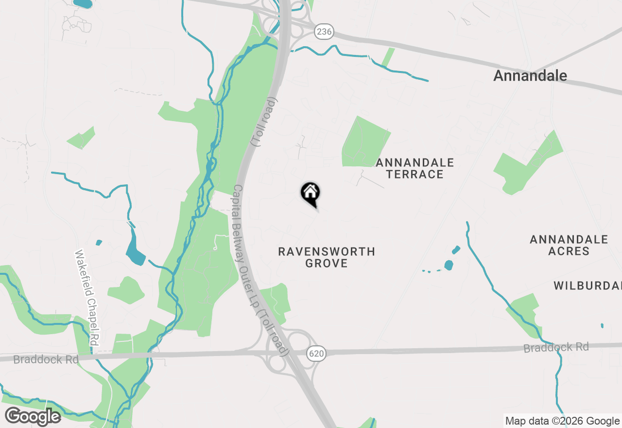 Map of 7800 Winona Court, Annandale, VA 22003