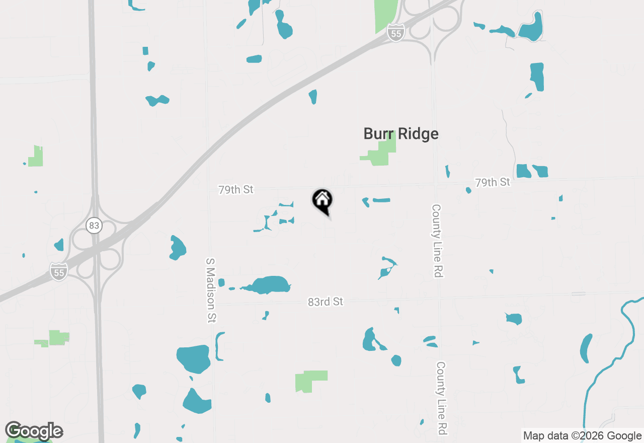 Map of 7990 Garfield Avenue #14-3, Burr Ridge, IL 60527