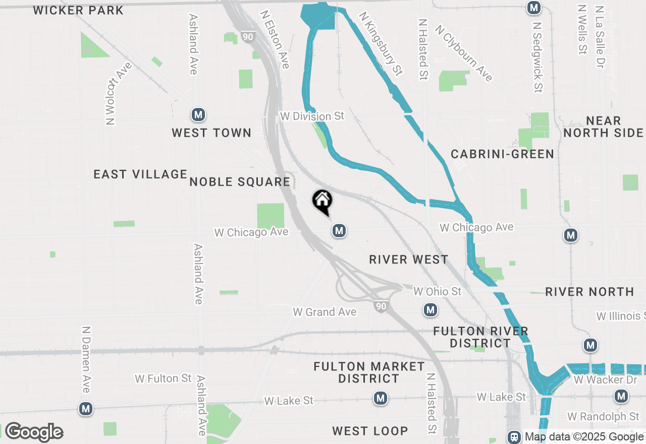 Map of 830 N Milwaukee Avenue #211, Chicago, IL 60642
