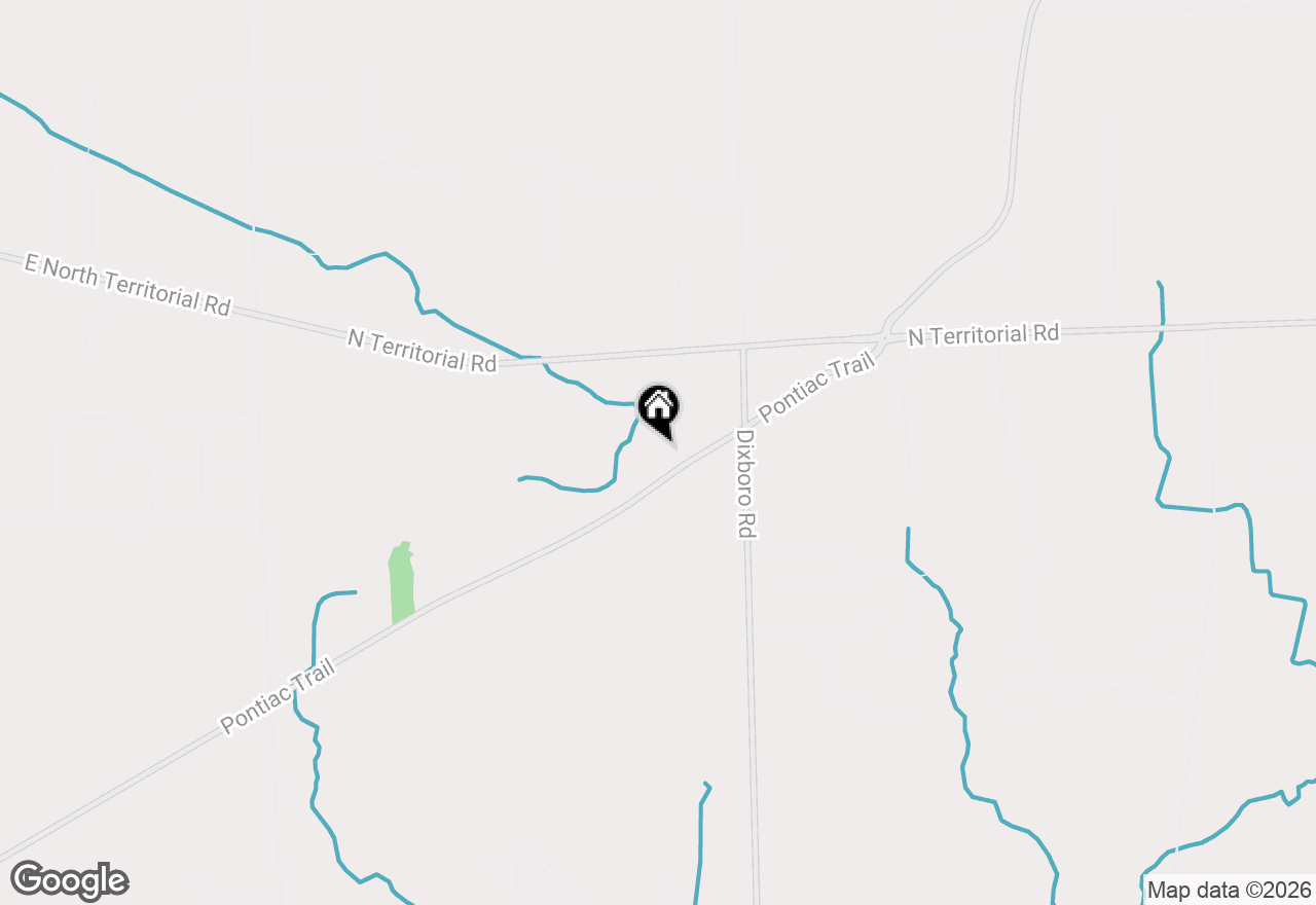 Map of 5733 Pontiac Trail, Ann Arbor, MI 48105