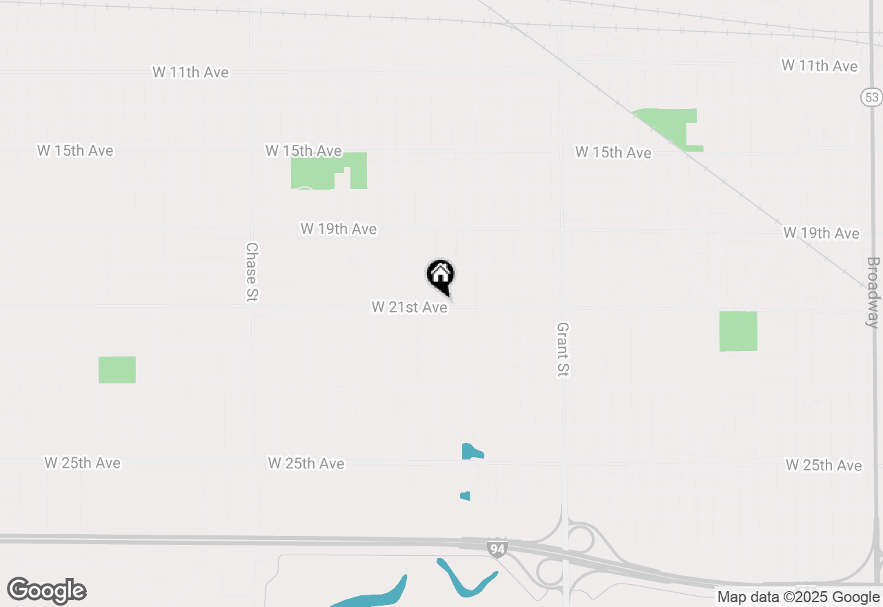 Map of 2088 Roosevelt Street, Gary, IN 46404