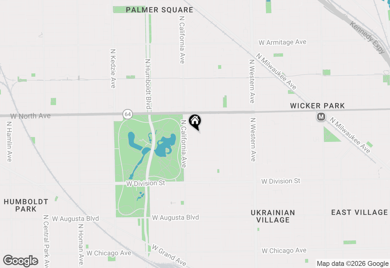 Map of 1449 N Fairfield Street, Chicago, IL 60622
