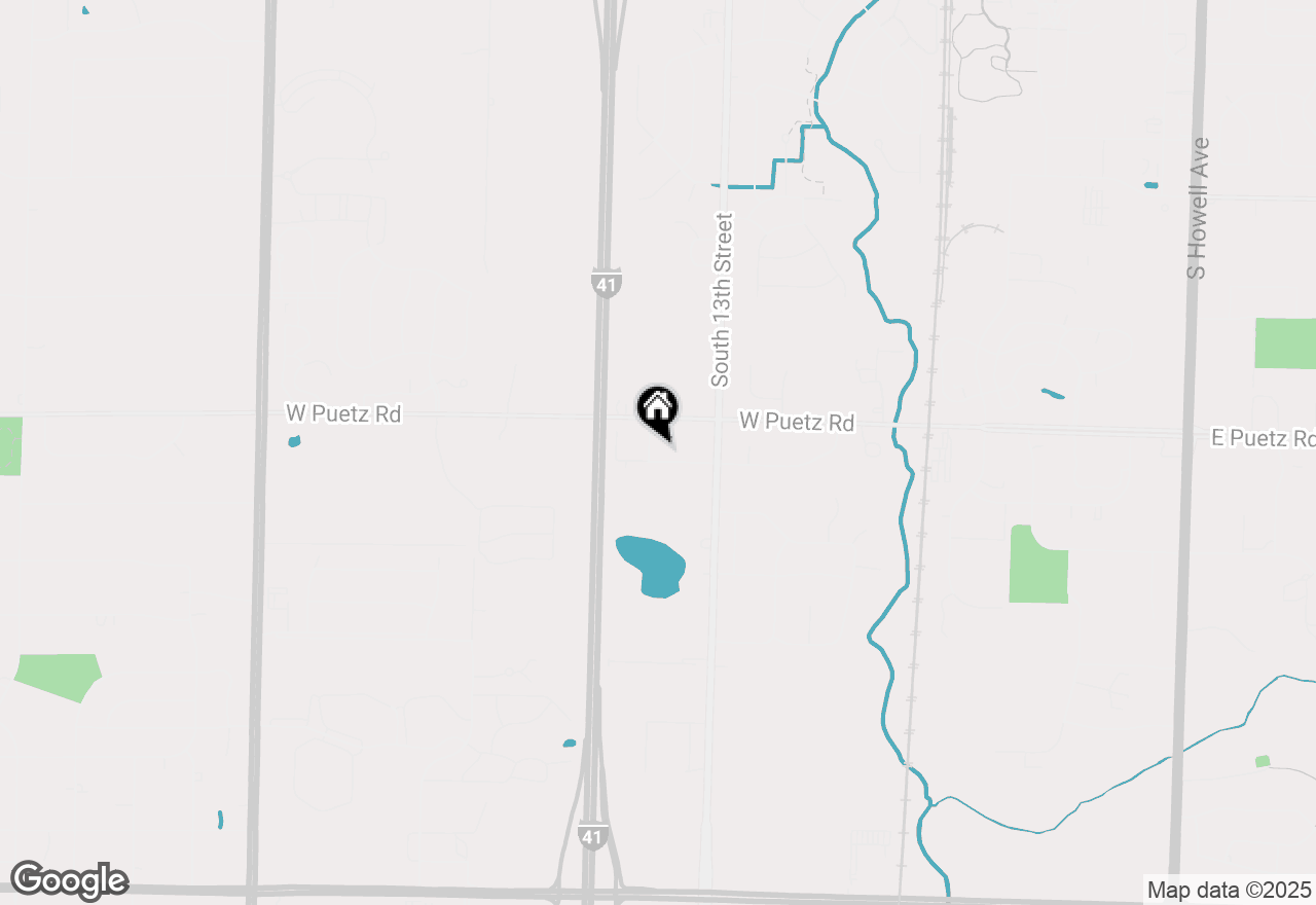 Map of 8740 S 15th St, Oak Creek, WI 53154