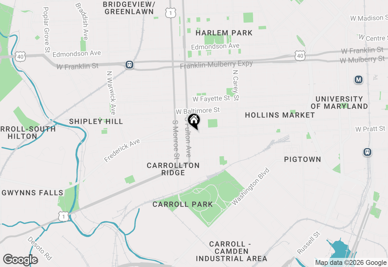 Map of 1706 Lemmon Street, Baltimore, MD 21223