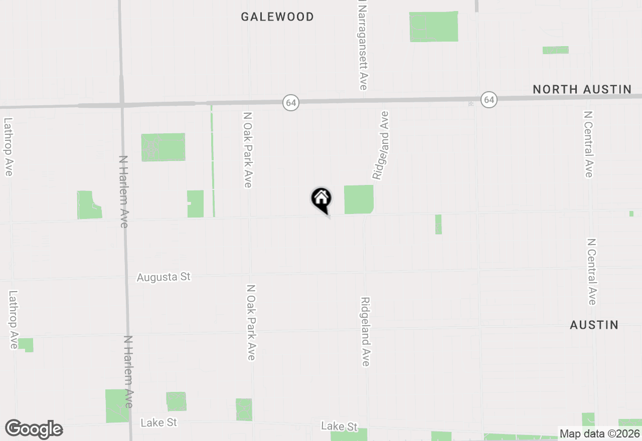 Map of 847 Fair Oaks Avenue, Oak Park, IL 60302