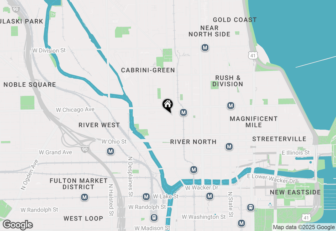 Map of 366 W Superior Street #702, Chicago, IL 60654