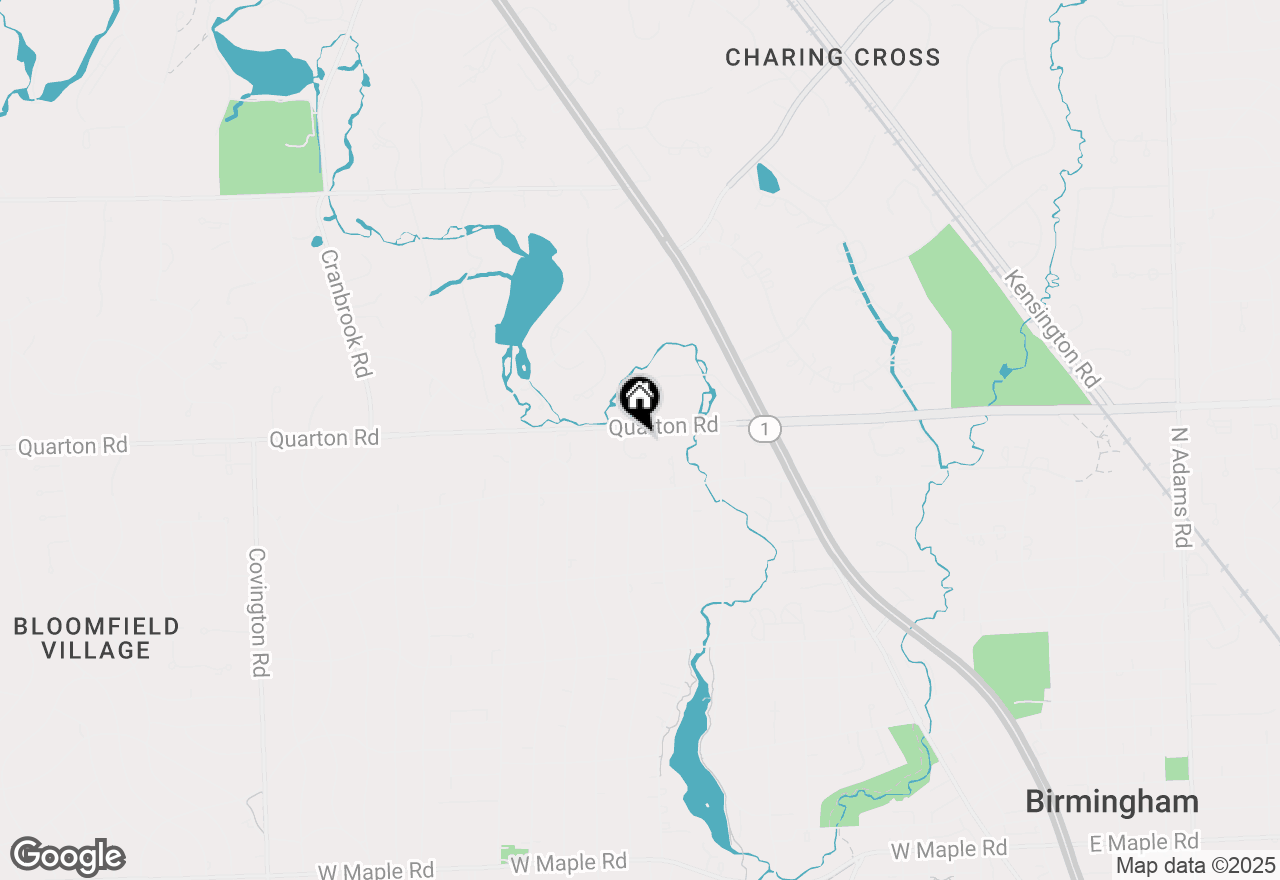 Map of 1595 S Ashford Lane #5, Birmingham, MI 48009