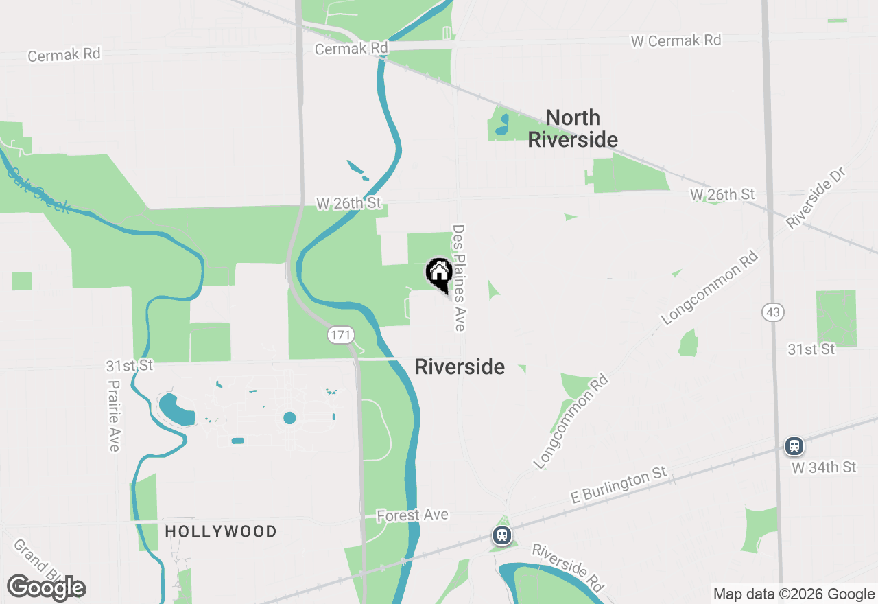 Map of 2937 Lincoln Avenue, North Riverside, IL 60546