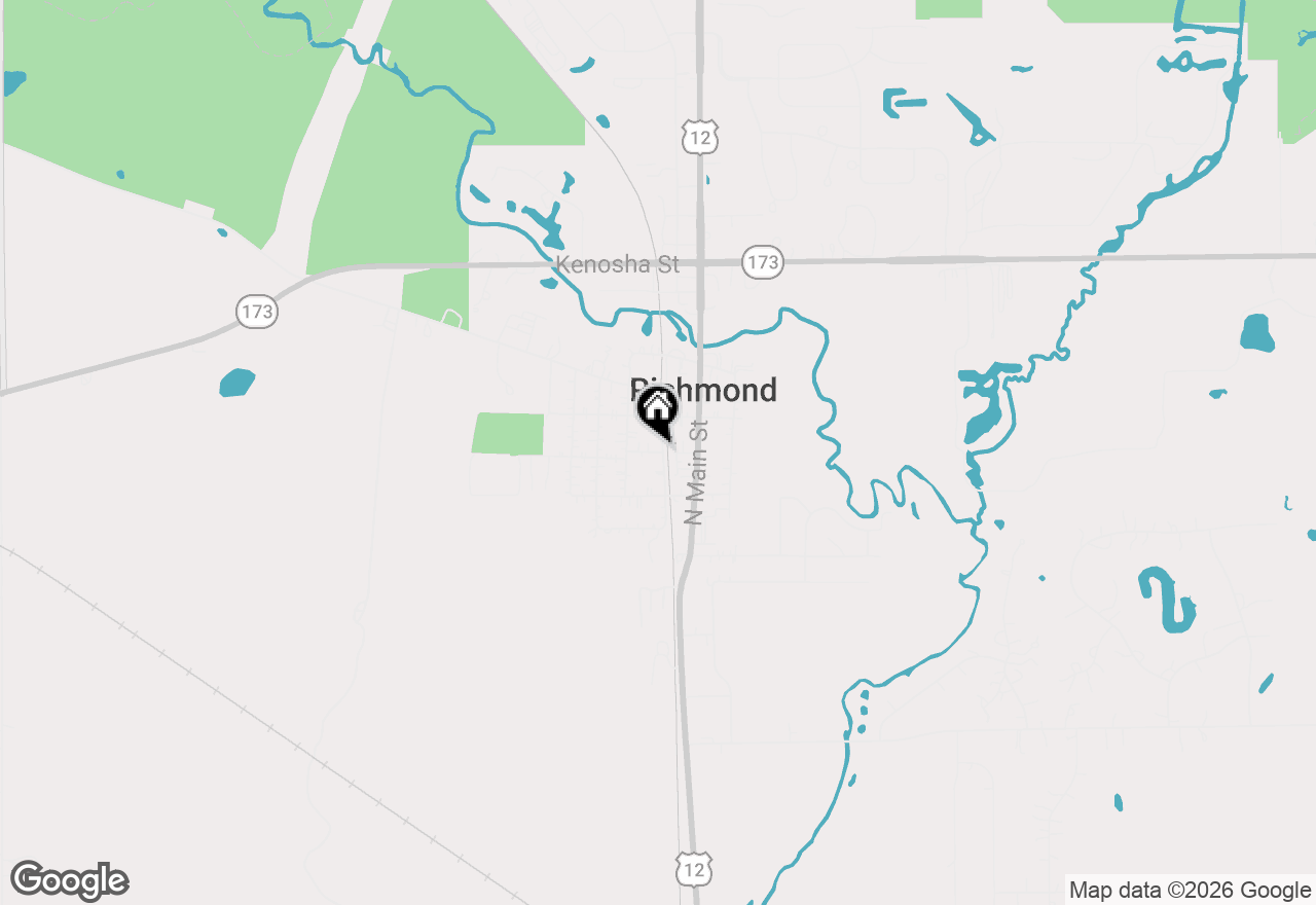 Map of 5714 Market Street, Richmond, IL 60071