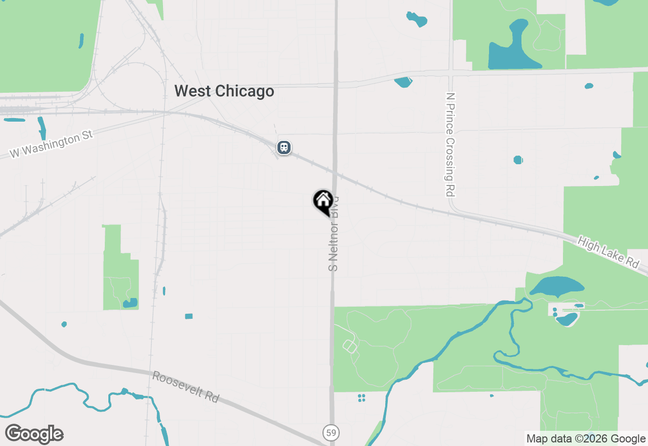Map of 528 E Stimmel Street, West Chicago, IL 60185