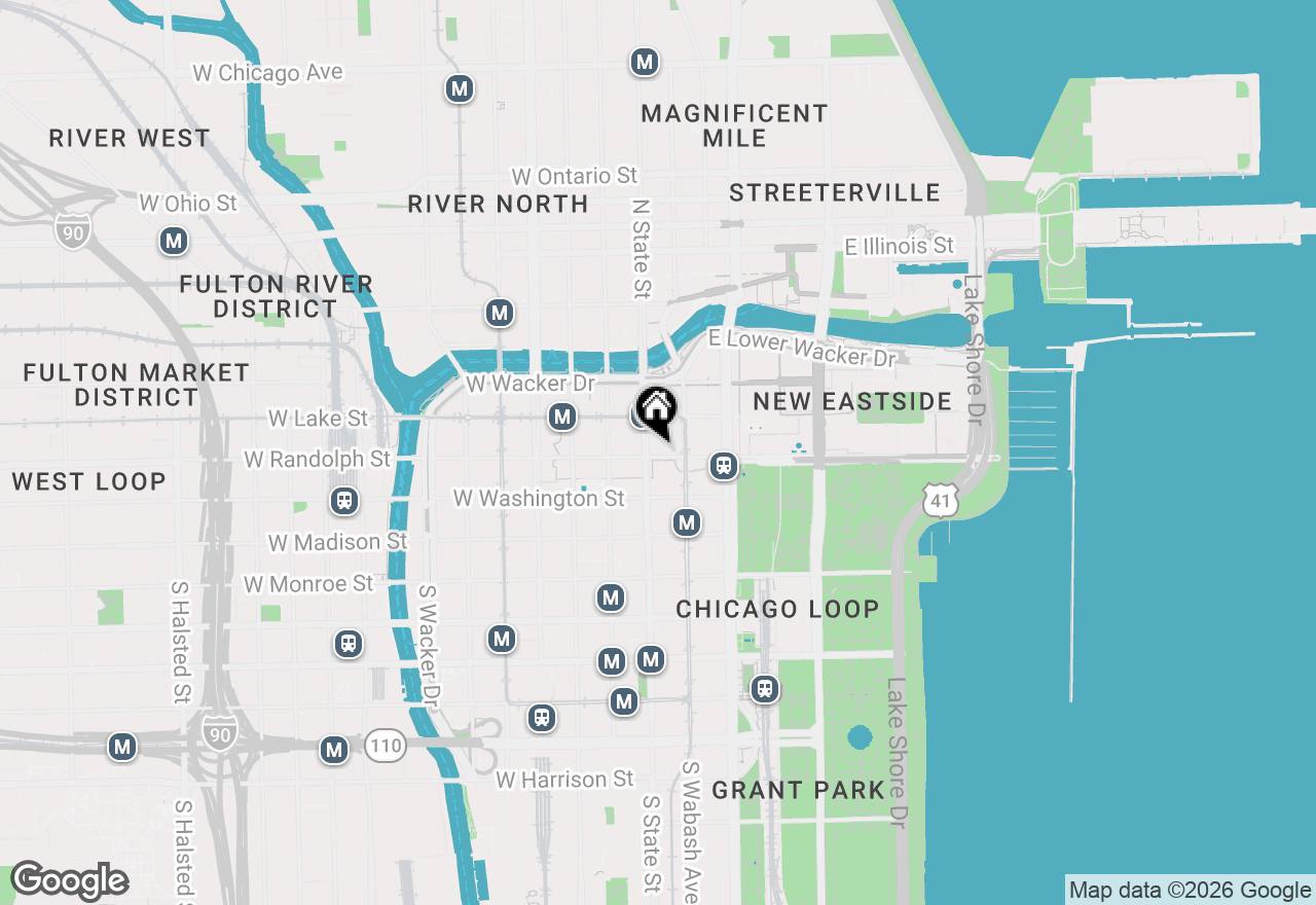Map of 8 E Randolph Street #3102, Chicago, IL 60601