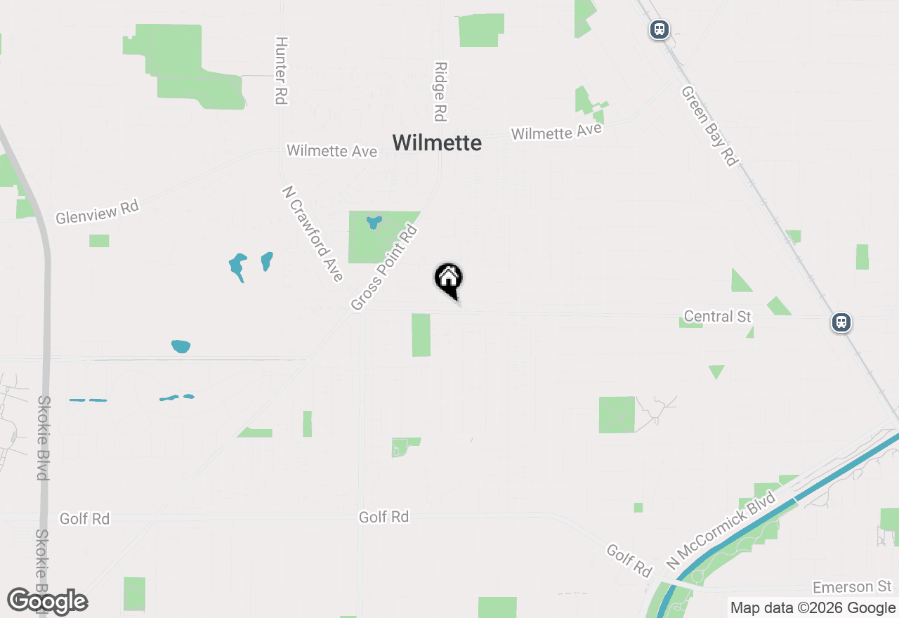 Map of 3131 Central Street, Evanston, IL 60201