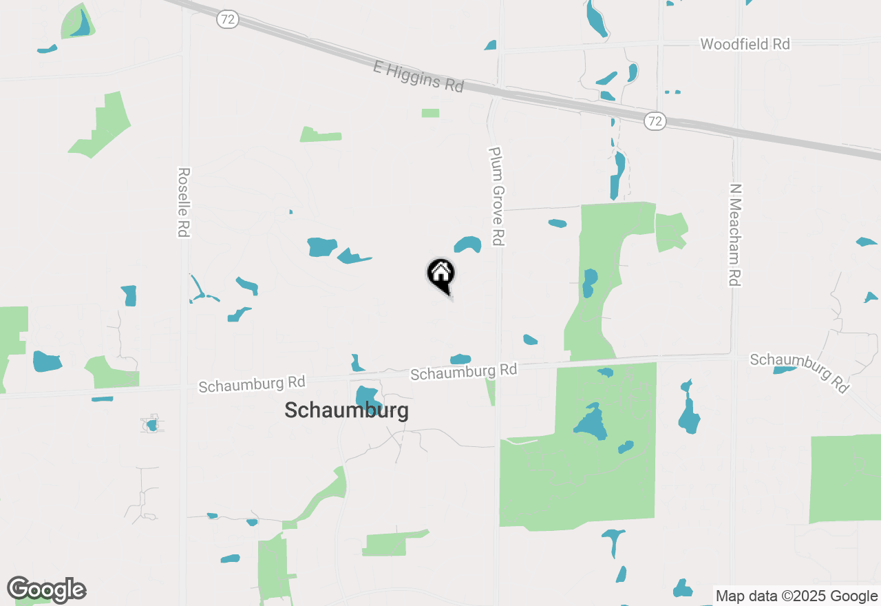 Map of 609 Hanover Court #X-1, Schaumburg, IL 60194