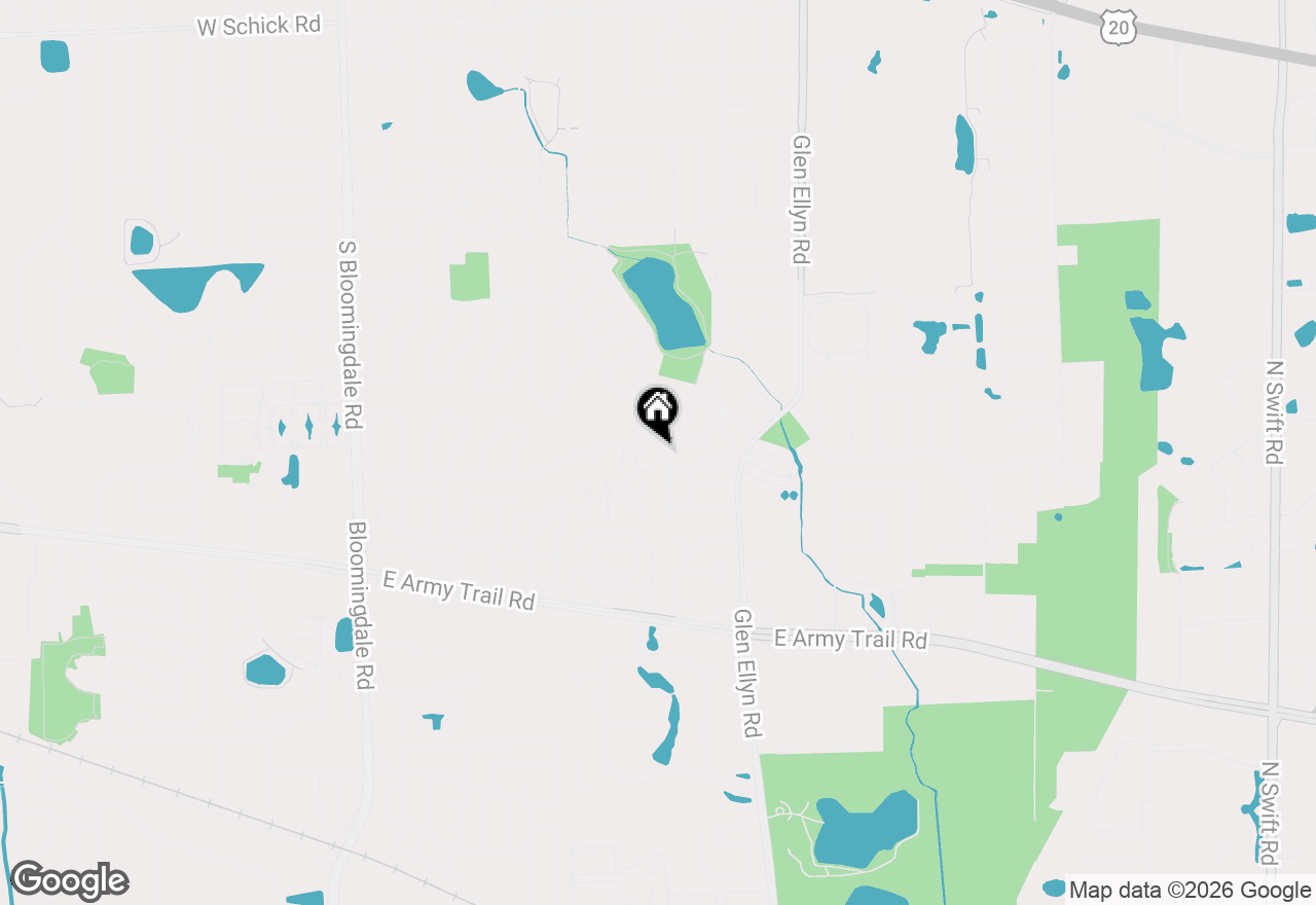 Map of 306 Colony Green Drive, Bloomingdale, IL 60108