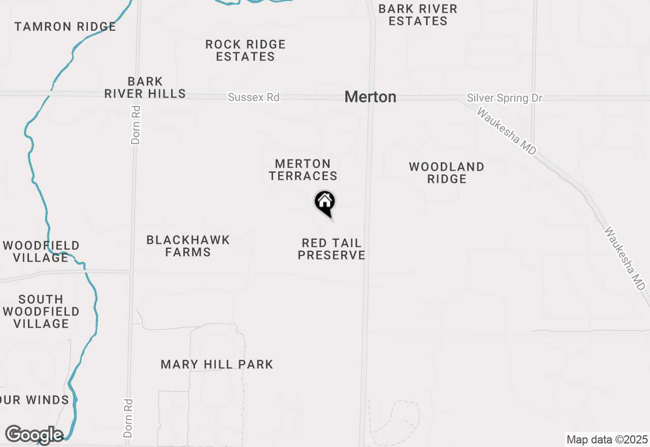 Map of W284N6376 Hibritten Way, Hartland, WI 53029