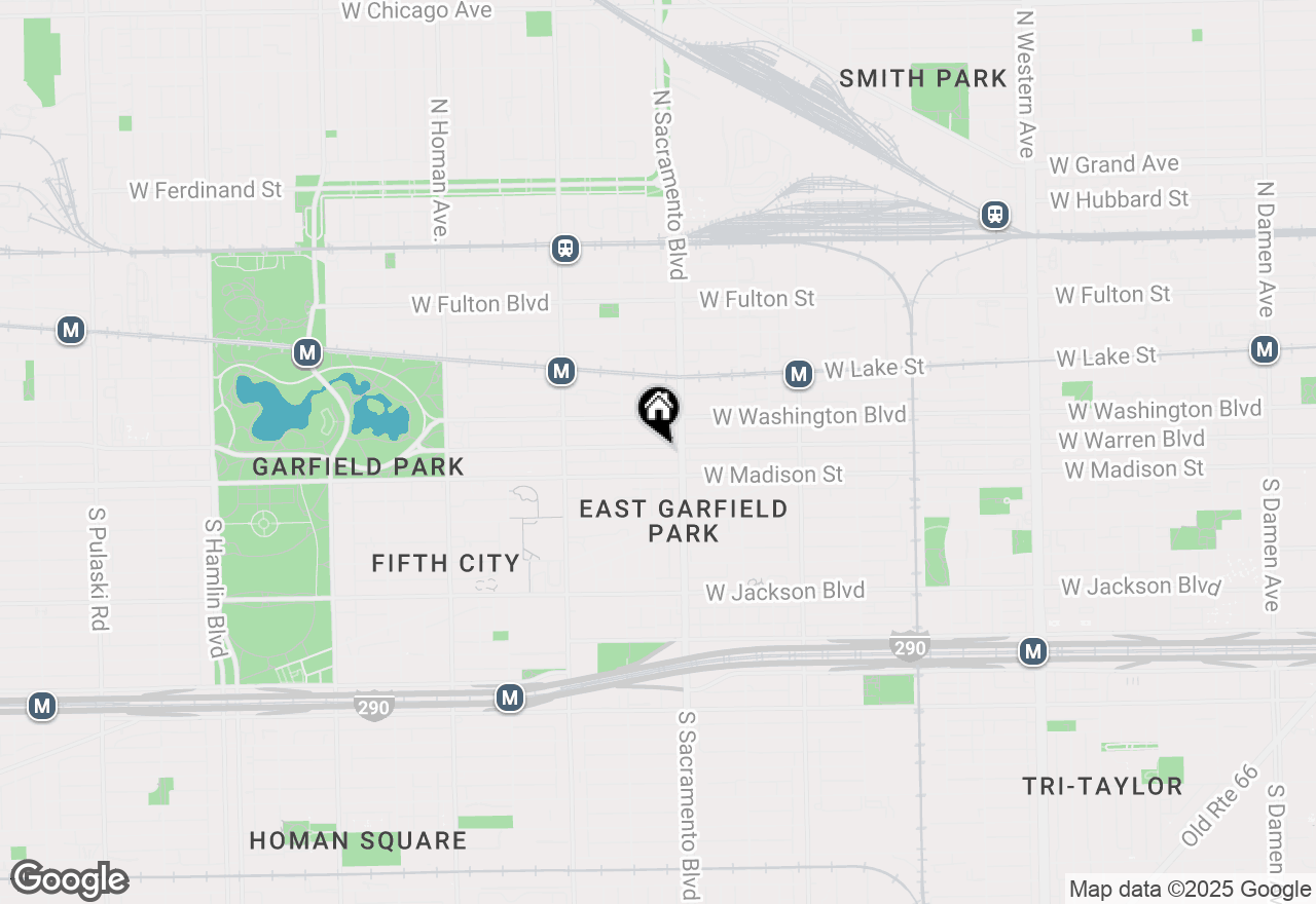 Map of 3025 W Warren Boulevard, Chicago, IL 60612