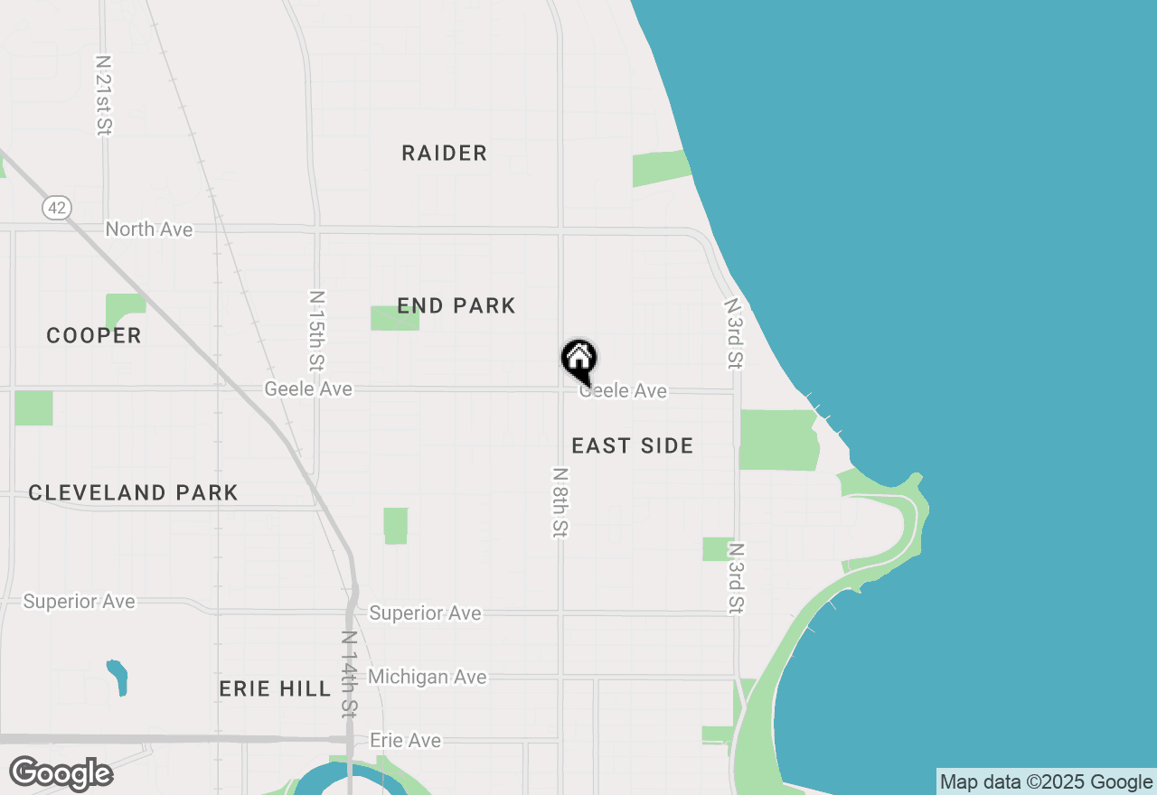 Map of 717 Geele Ave, Sheboygan, WI 53083