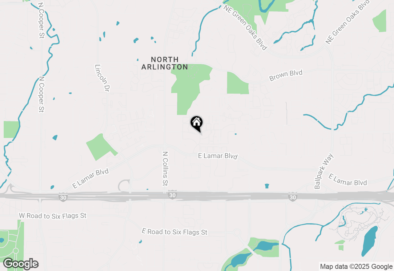 Map of 1105 Calico Lane #1626, Arlington, TX 76011