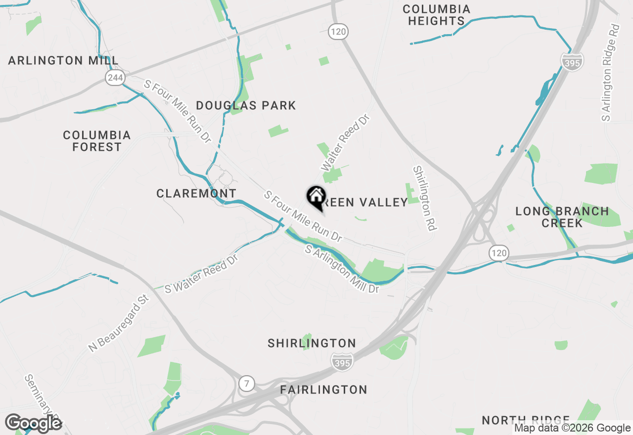 Map of 2246 S Randolph Street #1, Arlington, VA 22204